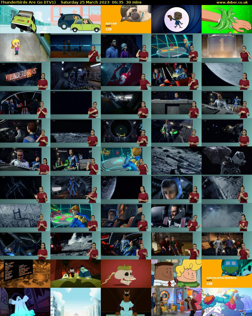 Thunderbirds Are Go (ITV1) Saturday 25 March 2023 06:35 - 07:05