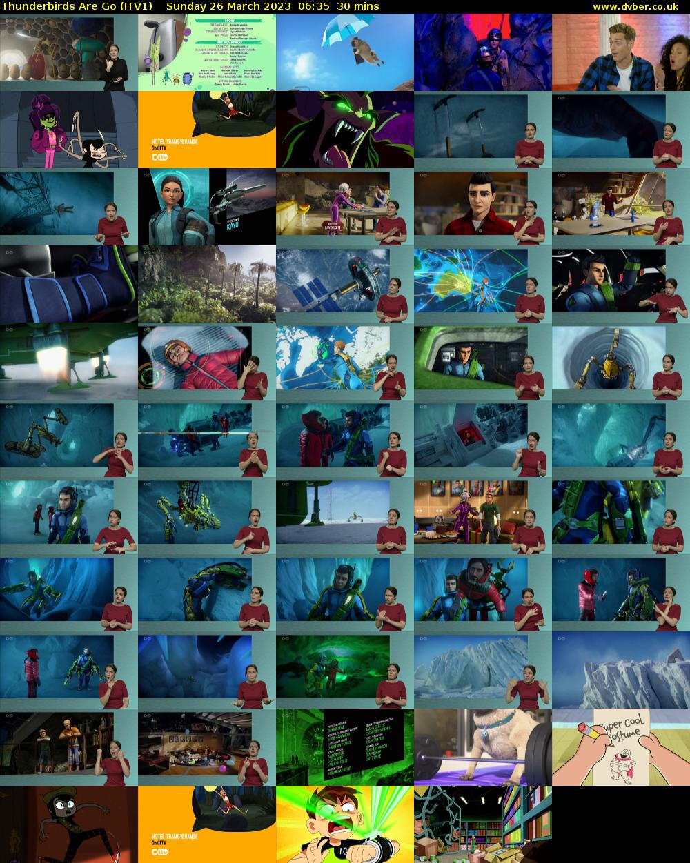 Thunderbirds Are Go (ITV1) Sunday 26 March 2023 06:35 - 07:05