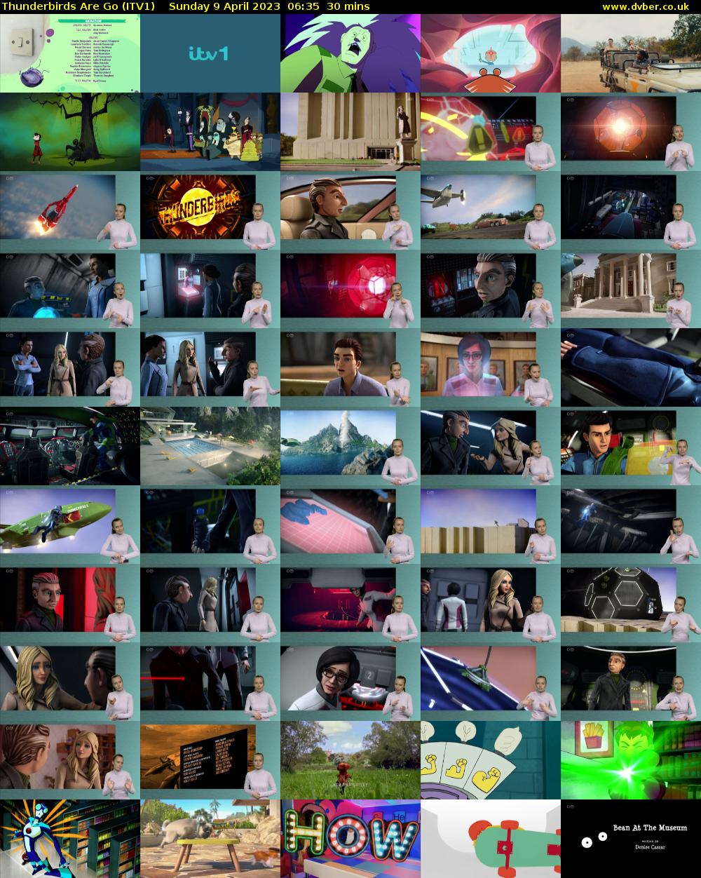 Thunderbirds Are Go (ITV1) Sunday 9 April 2023 06:35 - 07:05