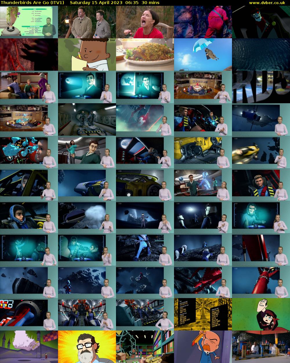 Thunderbirds Are Go (ITV1) Saturday 15 April 2023 06:35 - 07:05