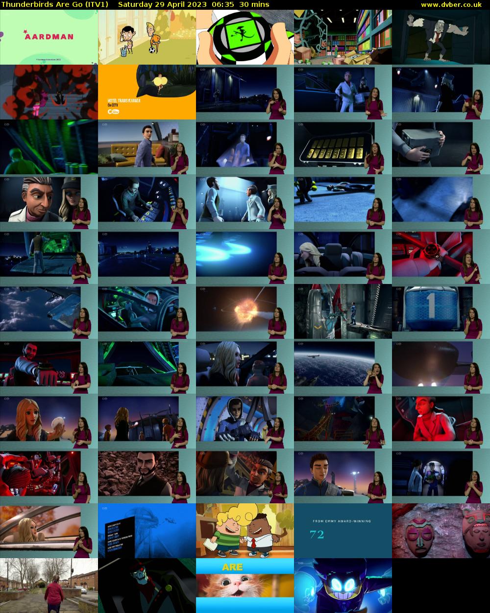 Thunderbirds Are Go (ITV1) Saturday 29 April 2023 06:35 - 07:05
