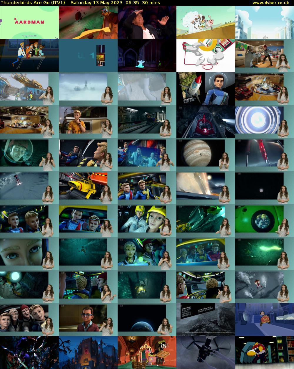 Thunderbirds Are Go (ITV1) Saturday 13 May 2023 06:35 - 07:05