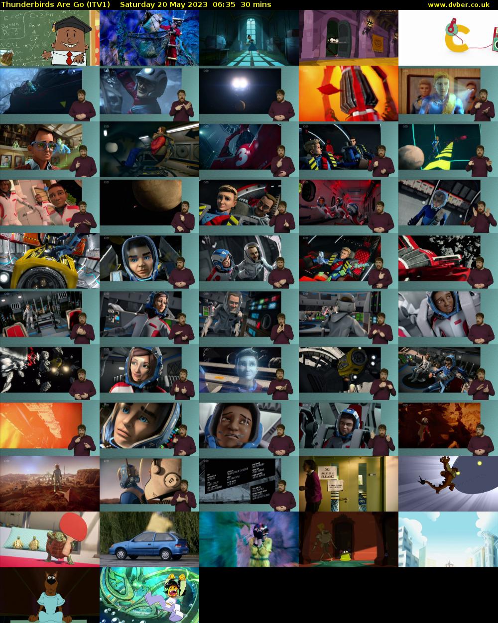 Thunderbirds Are Go (ITV1) Saturday 20 May 2023 06:35 - 07:05
