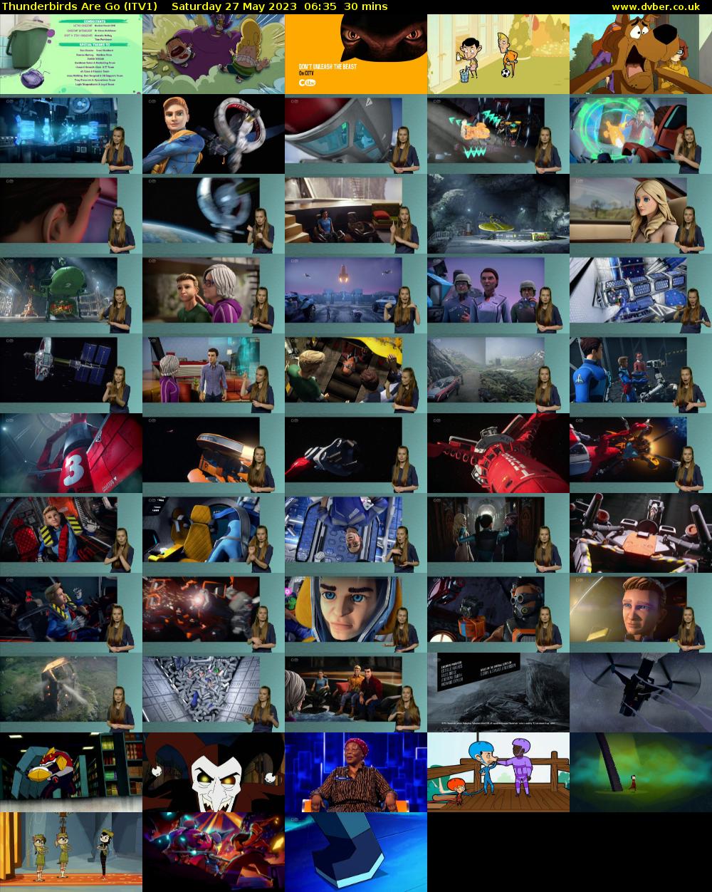 Thunderbirds Are Go (ITV1) Saturday 27 May 2023 06:35 - 07:05