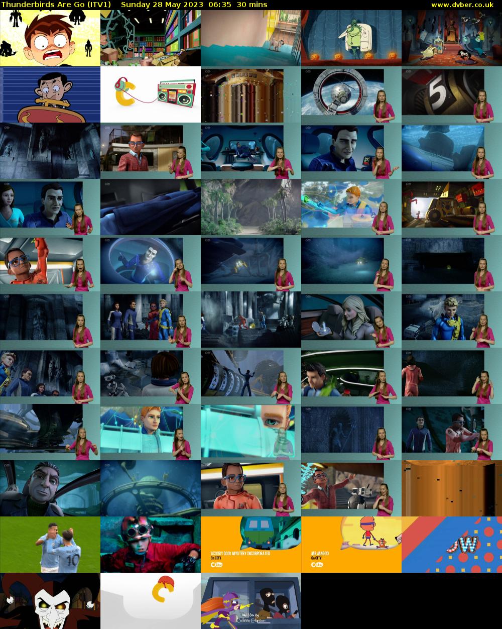 Thunderbirds Are Go (ITV1) Sunday 28 May 2023 06:35 - 07:05