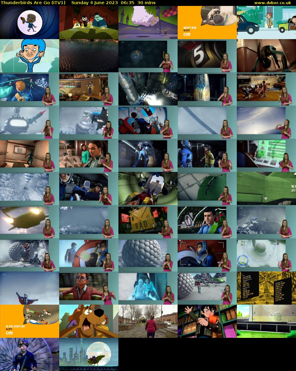 Thunderbirds Are Go (ITV1) Sunday 4 June 2023 06:35 - 07:05