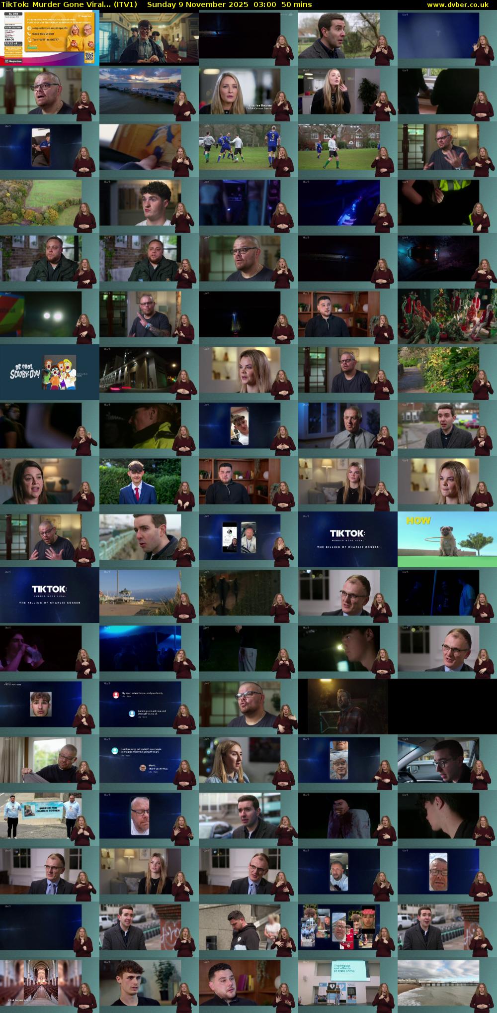 TikTok: Murder Gone Viral... (ITV1) Sunday 9 November 2025 03:00 - 03:50
