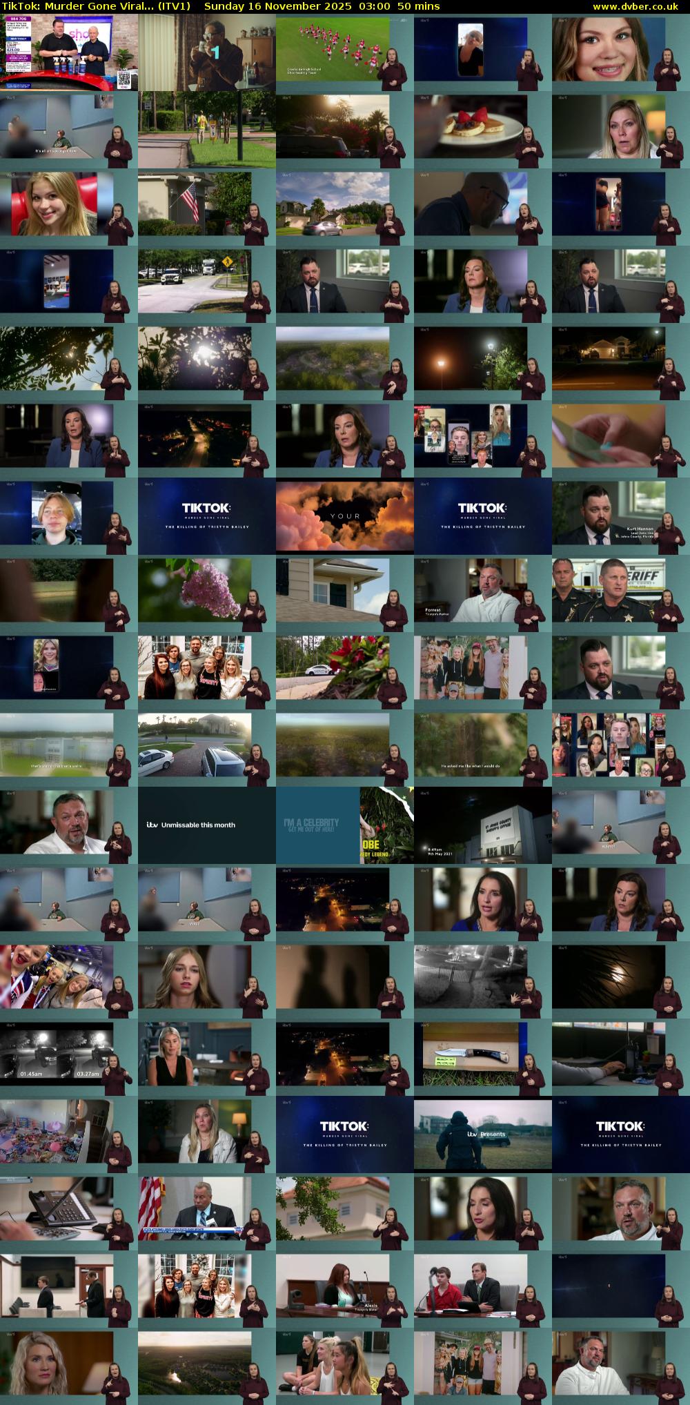 TikTok: Murder Gone Viral... (ITV1) Sunday 16 November 2025 03:00 - 03:50