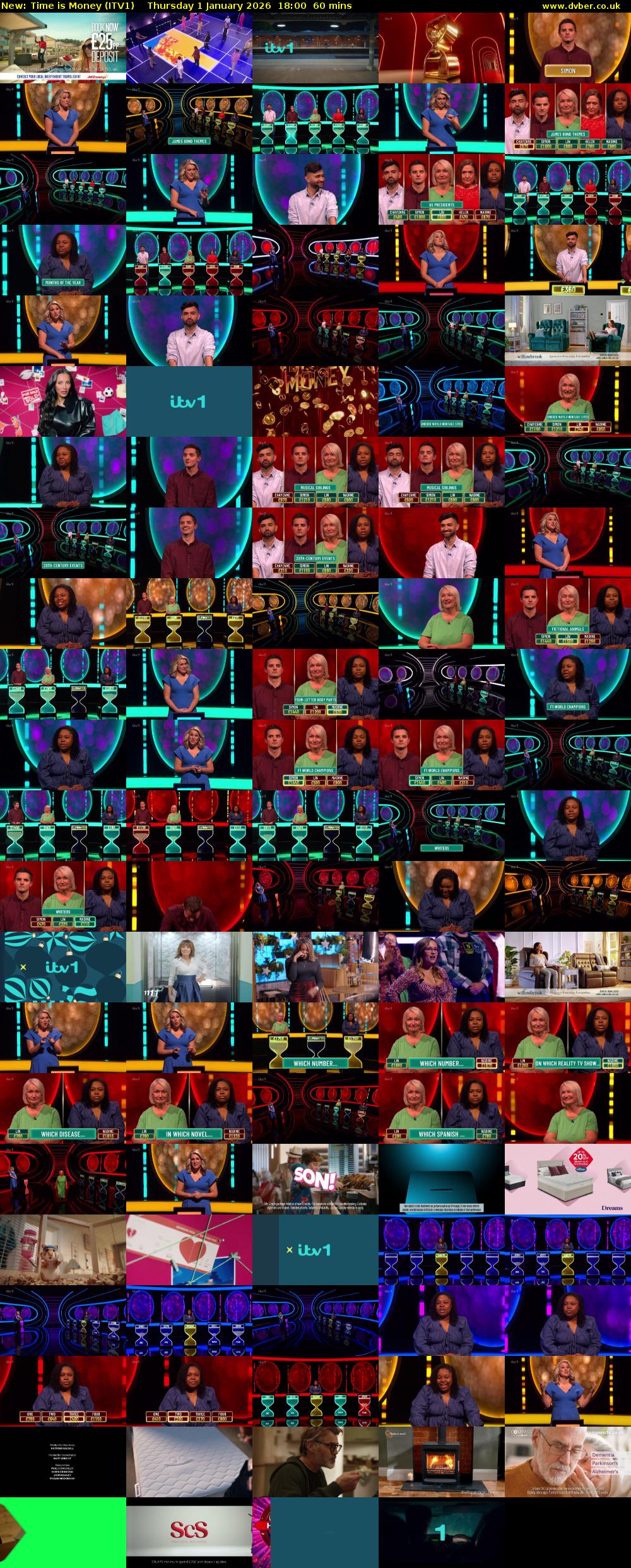 Time is Money (ITV1) Thursday 1 January 2026 18:00 - 19:00