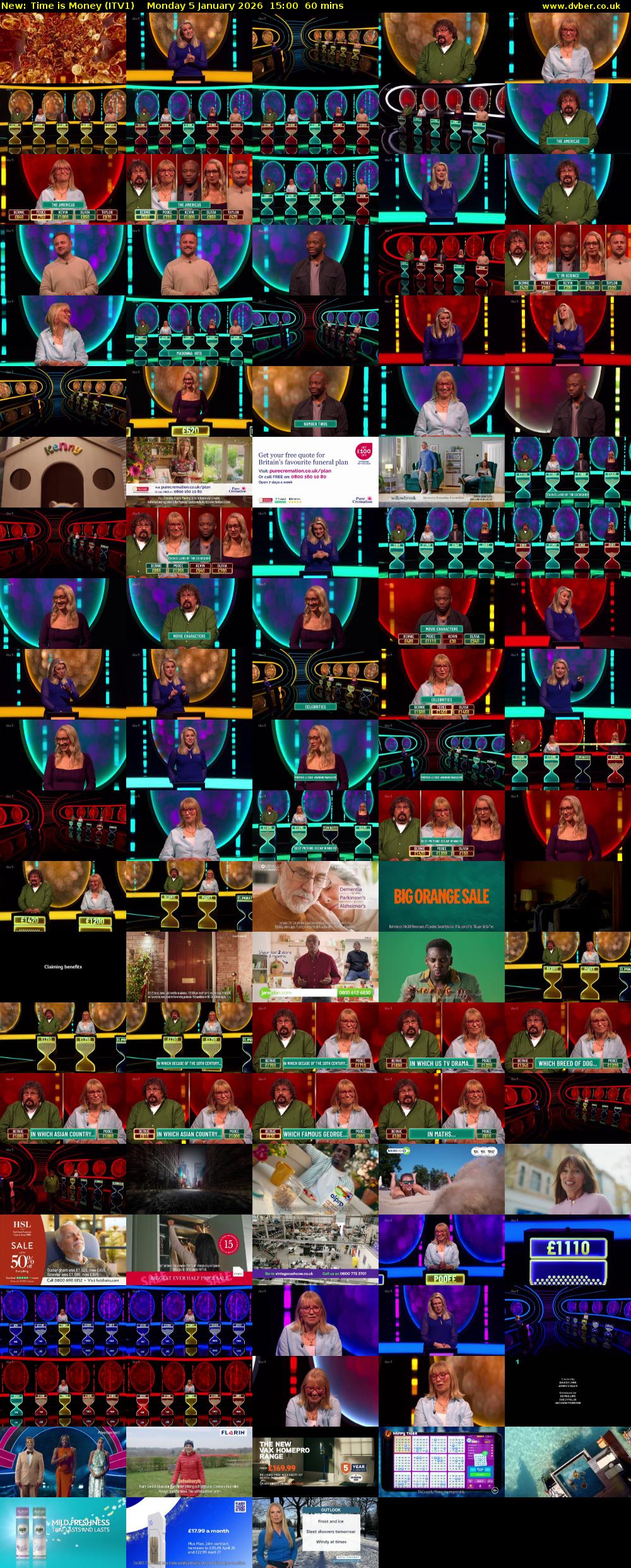 Time is Money (ITV1) Monday 5 January 2026 15:00 - 16:00