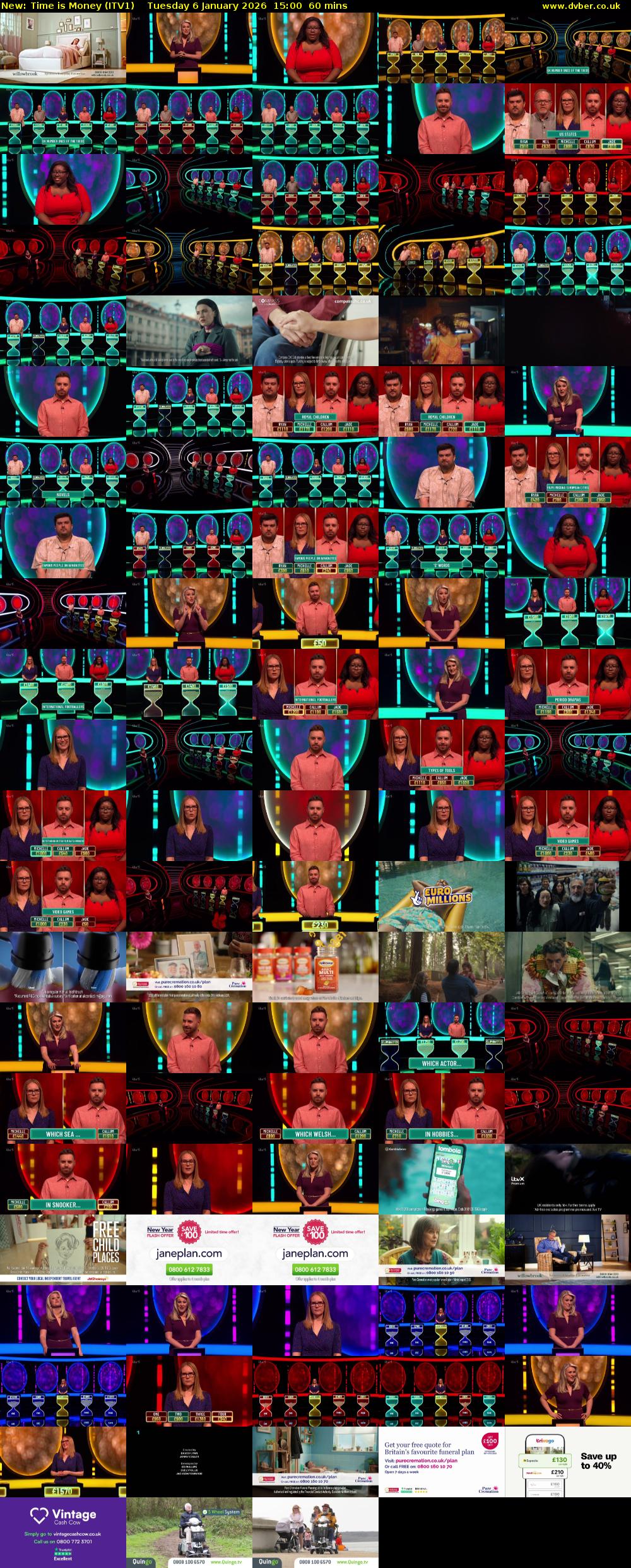 Time is Money (ITV1) Tuesday 6 January 2026 15:00 - 16:00