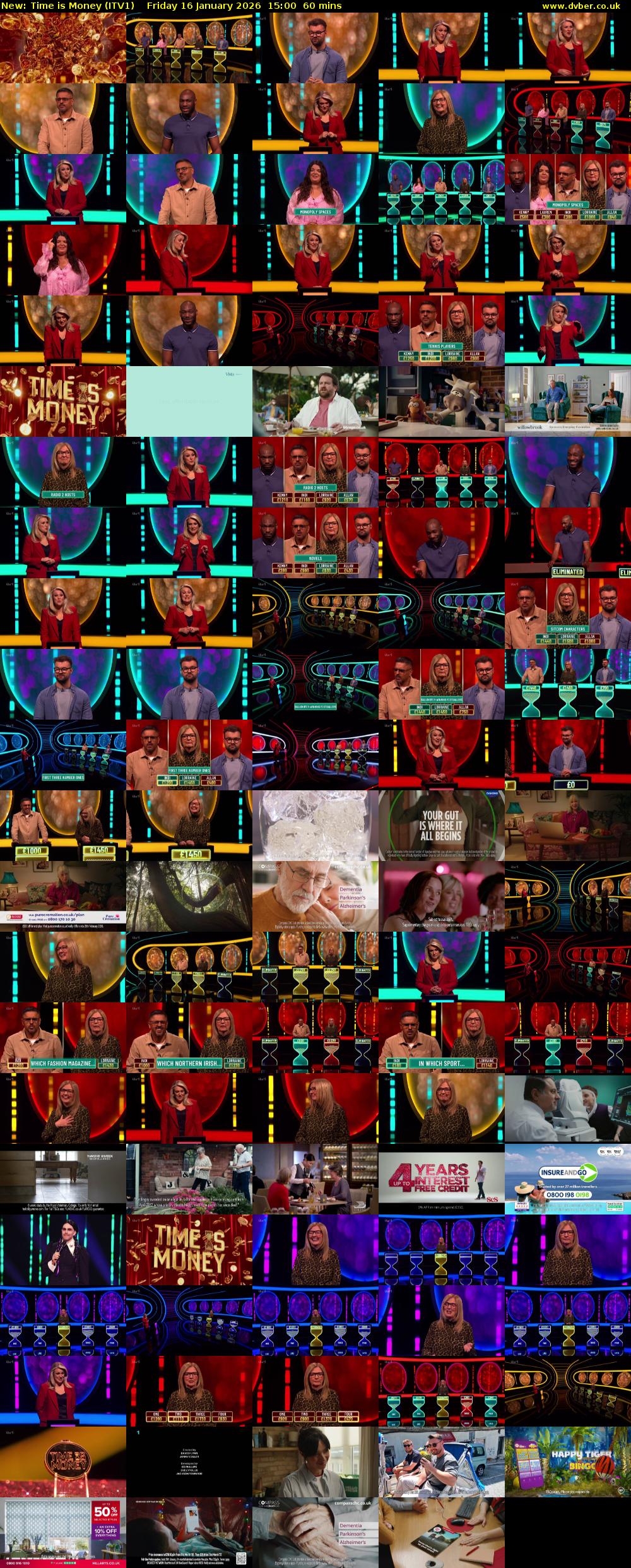 Time is Money (ITV1) Friday 16 January 2026 15:00 - 16:00