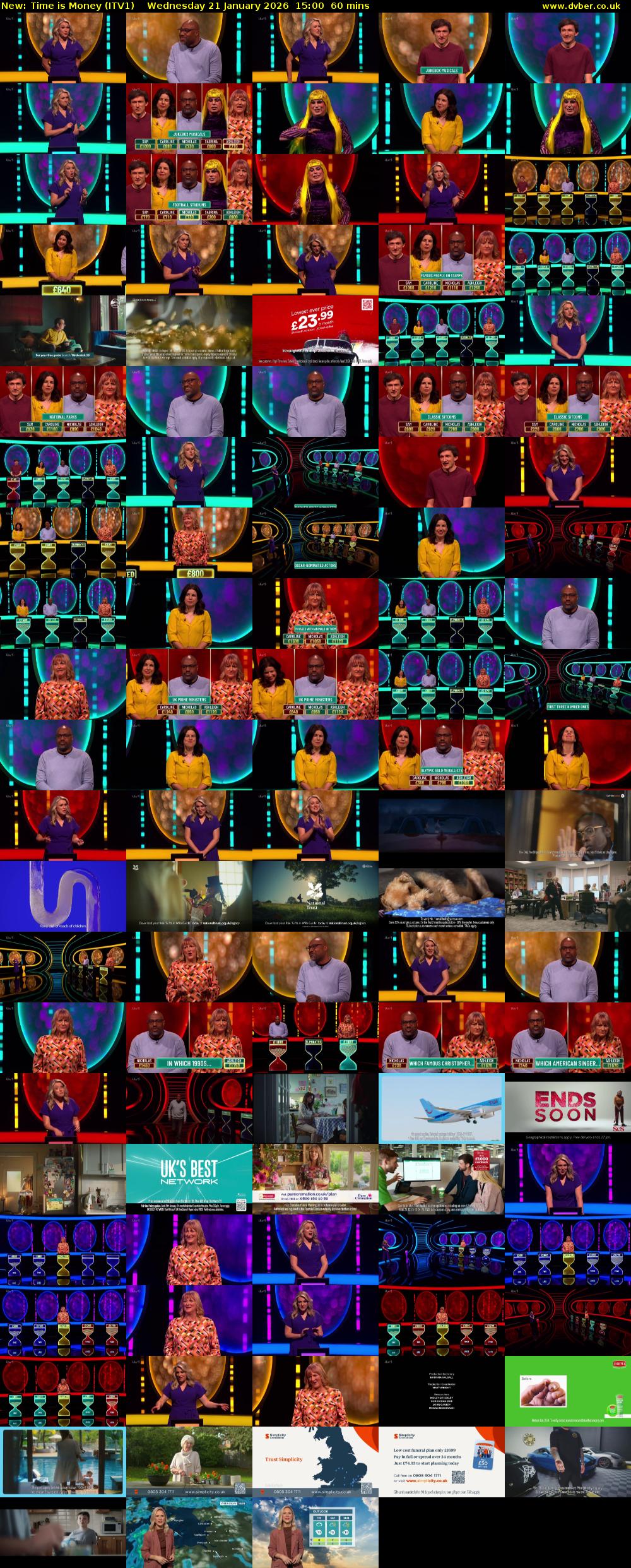 Time is Money (ITV1) Wednesday 21 January 2026 15:00 - 16:00