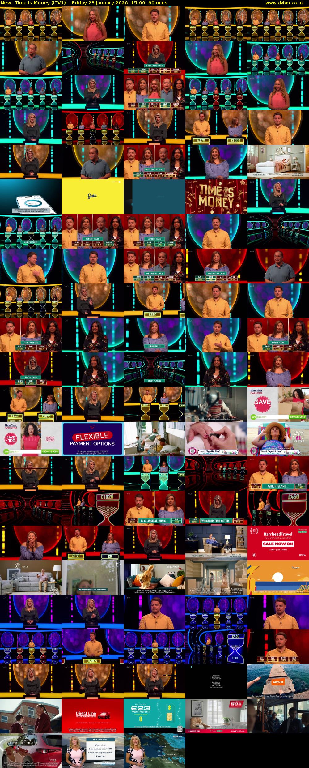 Time is Money (ITV1) Friday 23 January 2026 15:00 - 16:00