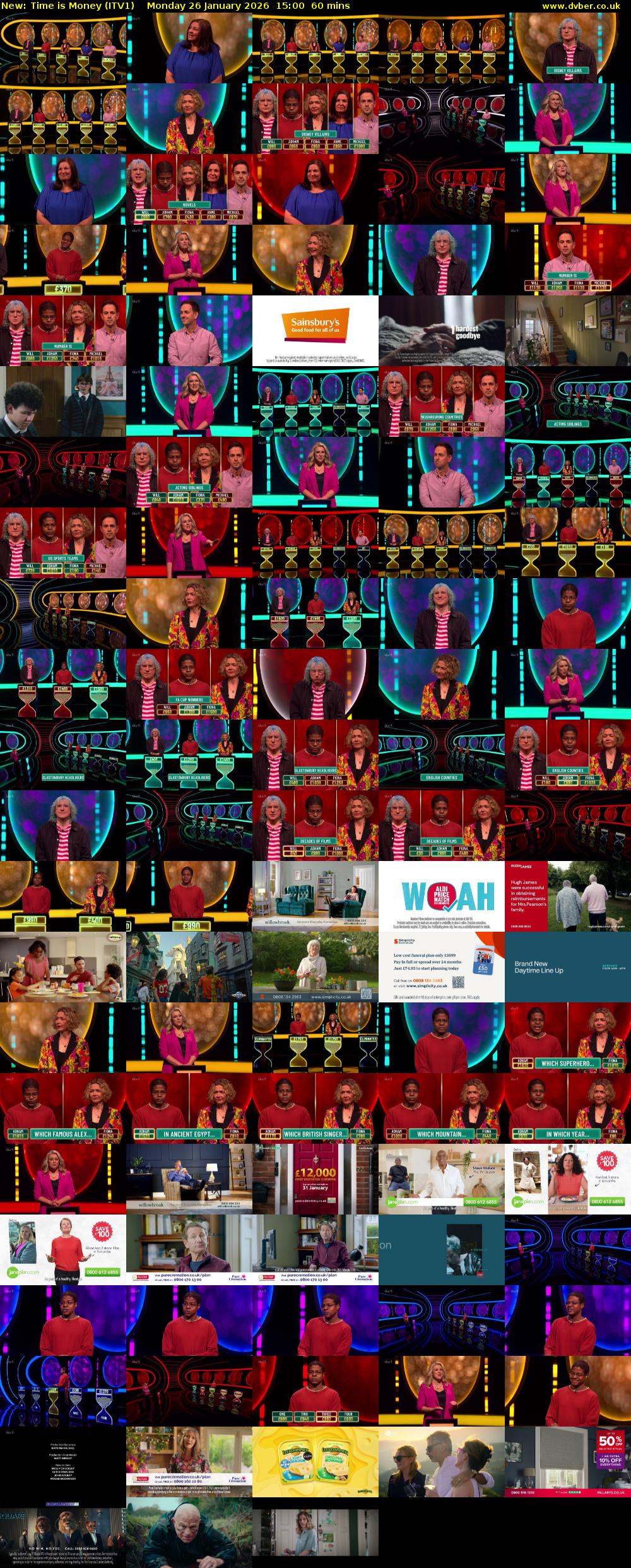 Time is Money (ITV1) Monday 26 January 2026 15:00 - 16:00