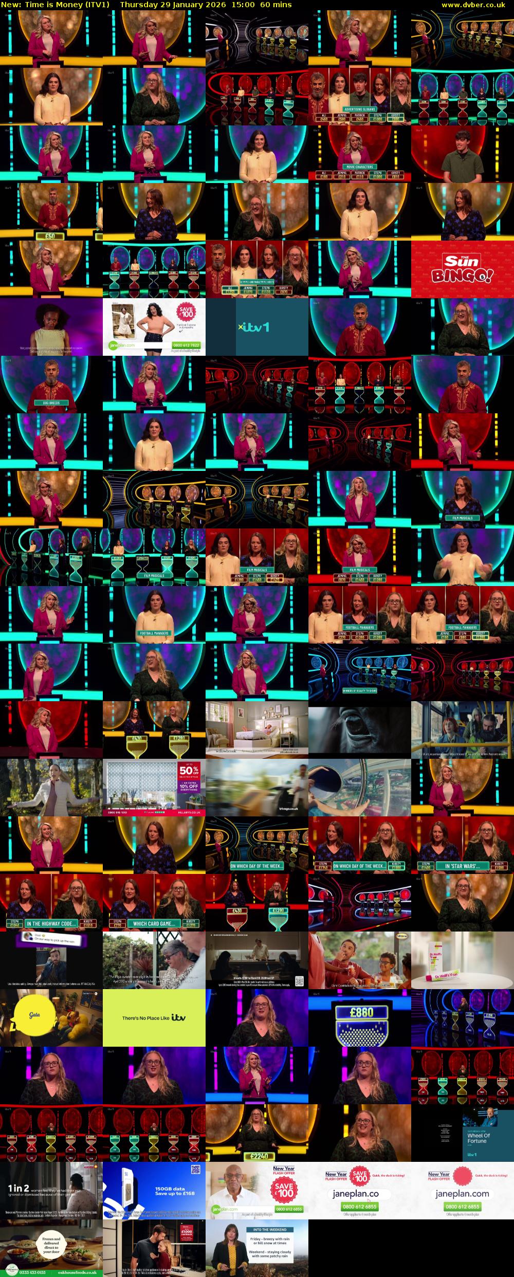 Time is Money (ITV1) Thursday 29 January 2026 15:00 - 16:00