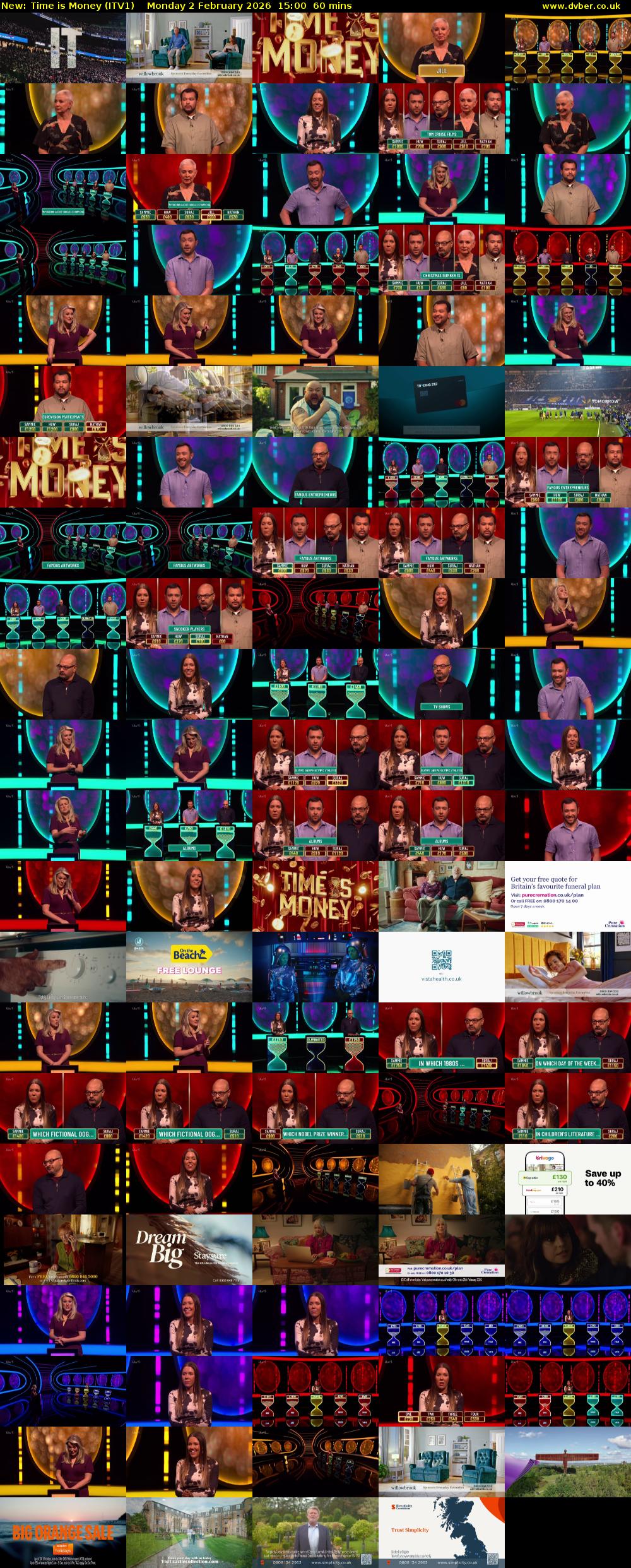 Time is Money (ITV1) Monday 2 February 2026 15:00 - 16:00