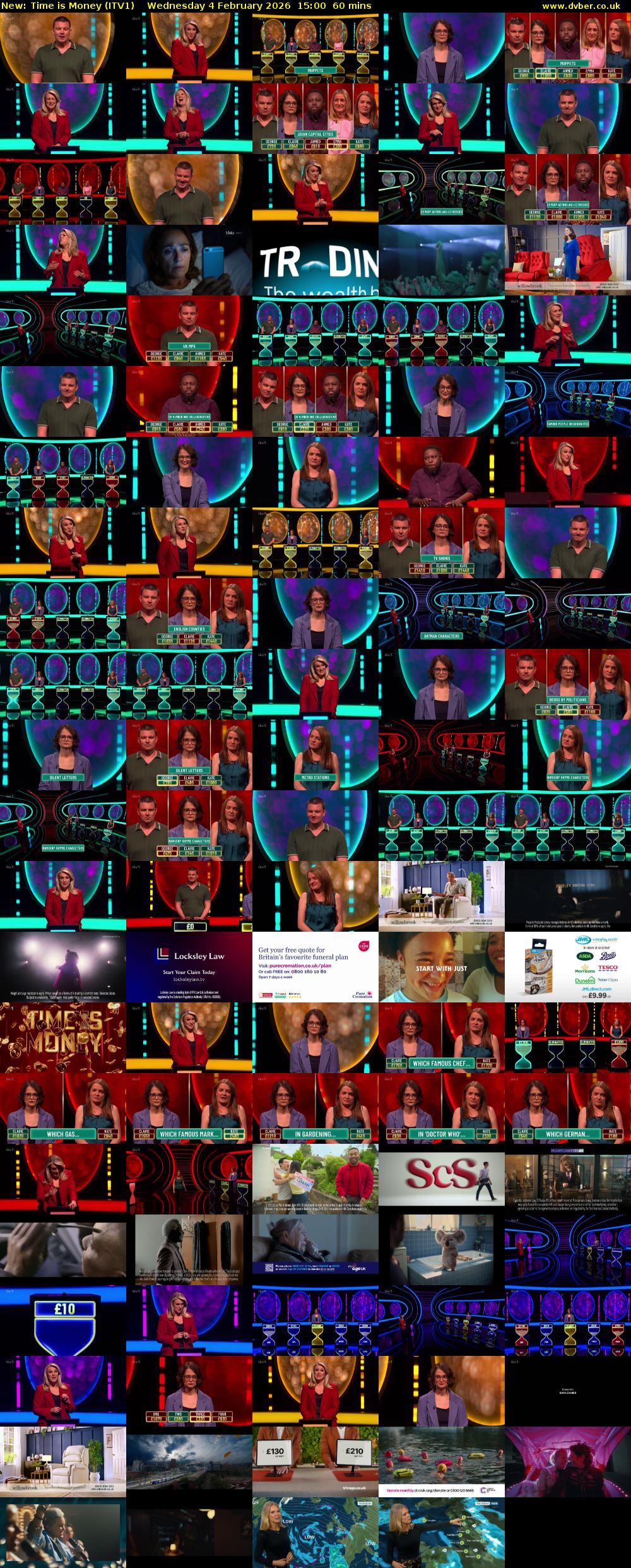 Time is Money (ITV1) Wednesday 4 February 2026 15:00 - 16:00