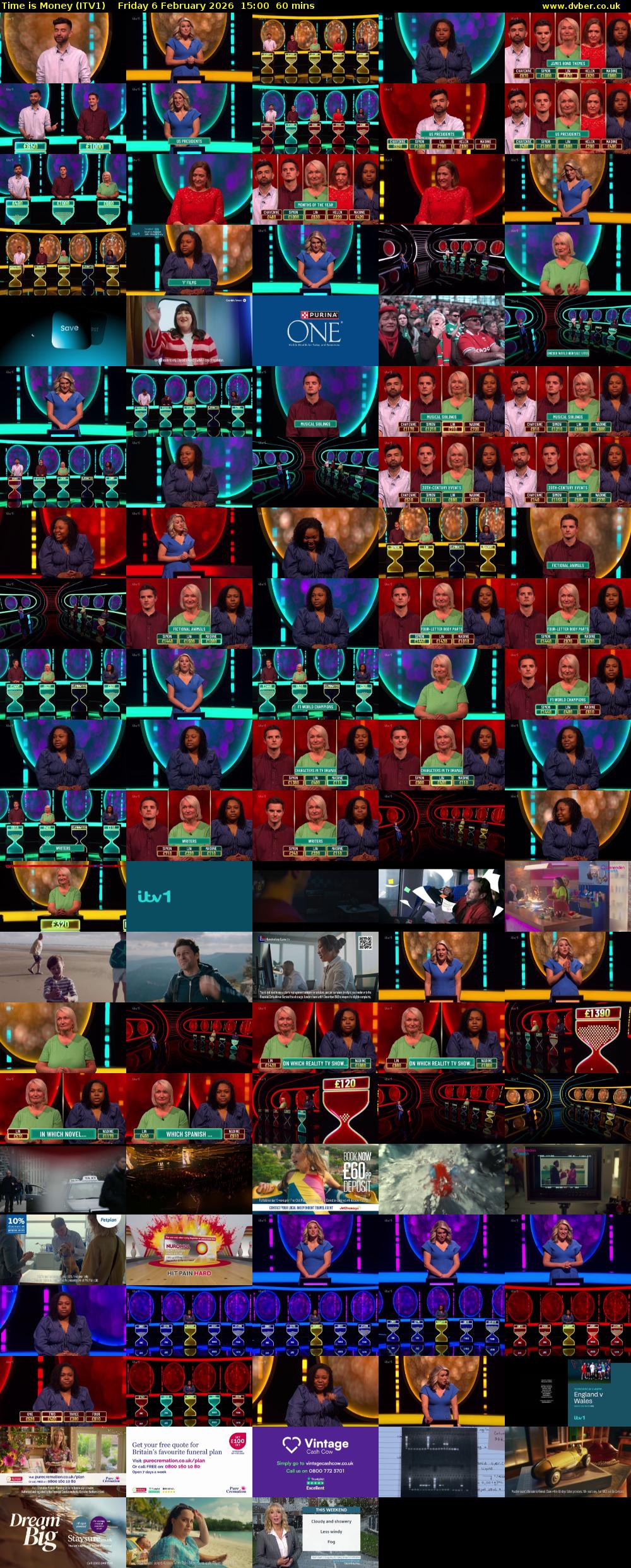 Time is Money (ITV1) Friday 6 February 2026 15:00 - 16:00