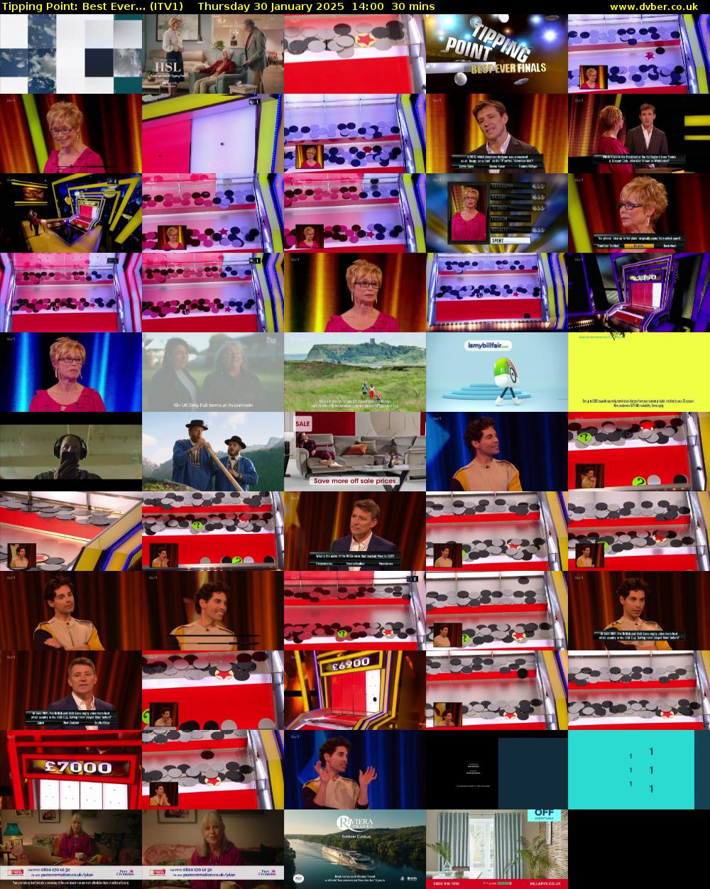 Tipping Point: Best Ever... (ITV1) Thursday 30 January 2025 14:00 - 14:30