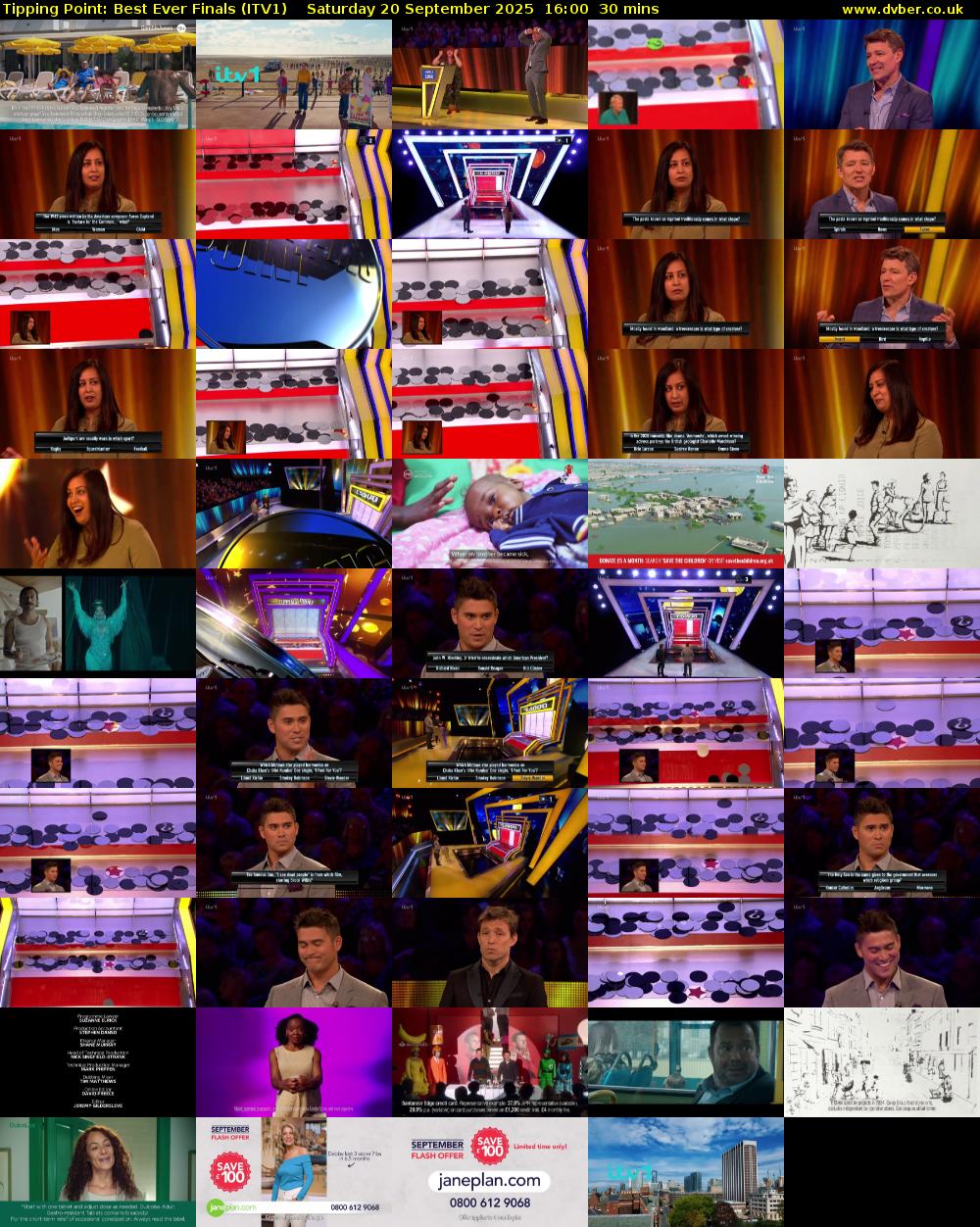 Tipping Point: Best Ever Finals (ITV1) Saturday 20 September 2025 16:00 - 16:30