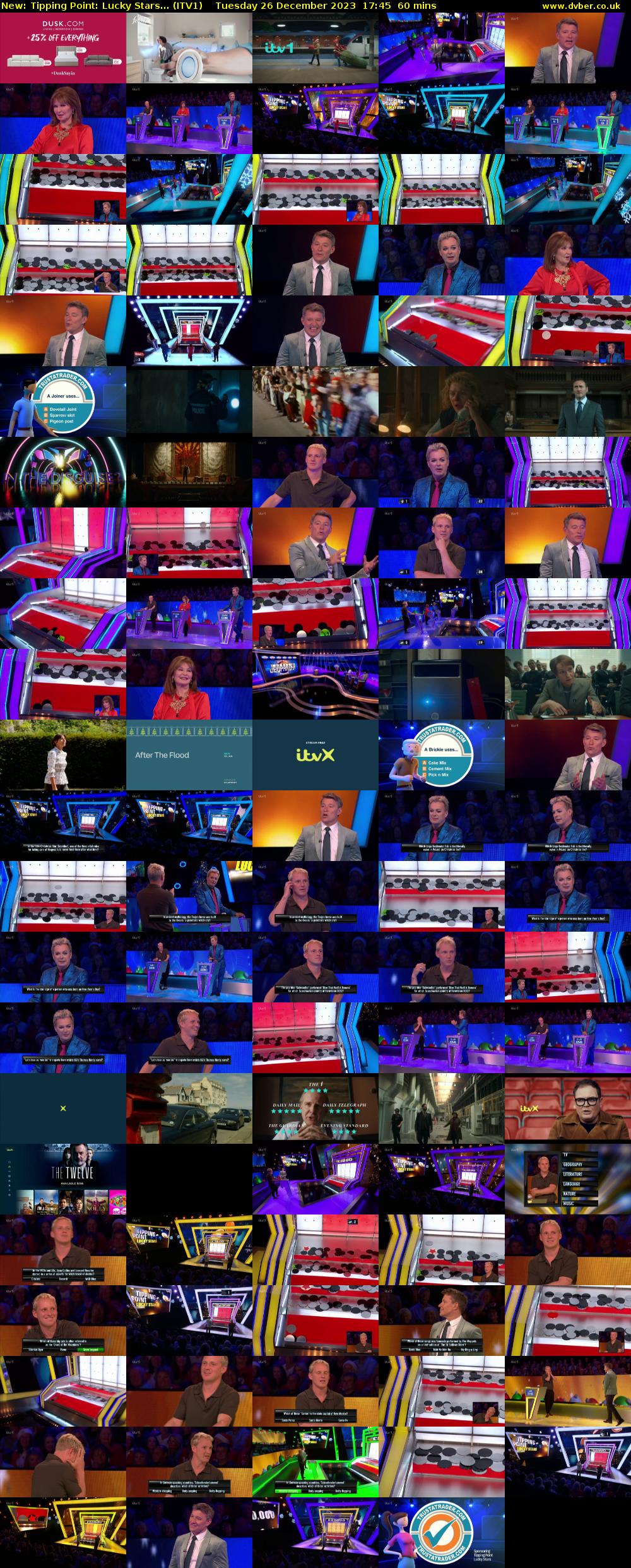 Tipping Point: Lucky Stars... (ITV1) Tuesday 26 December 2023 17:45 - 18:45