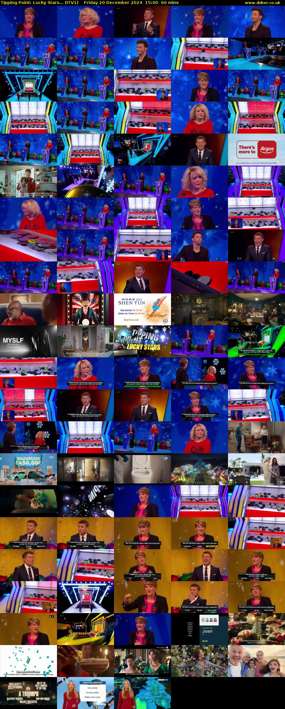 Tipping Point: Lucky Stars... (ITV1) Friday 20 December 2024 15:00 - 16:00