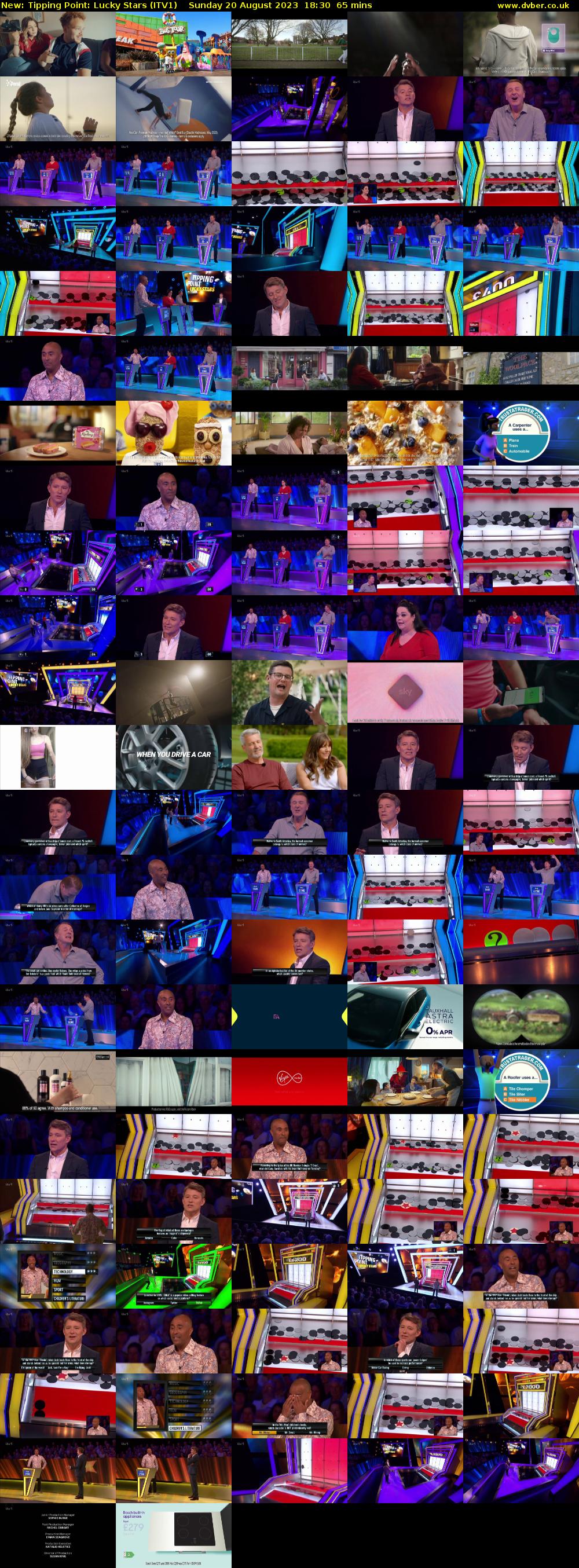 Tipping Point: Lucky Stars (ITV1) Sunday 20 August 2023 18:30 - 19:35