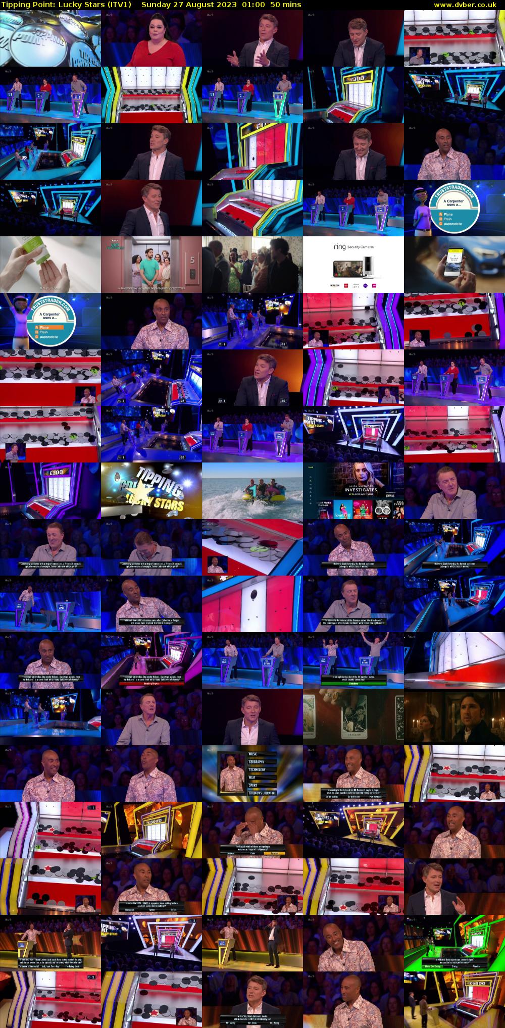 Tipping Point: Lucky Stars (ITV1) Sunday 27 August 2023 01:00 - 01:50
