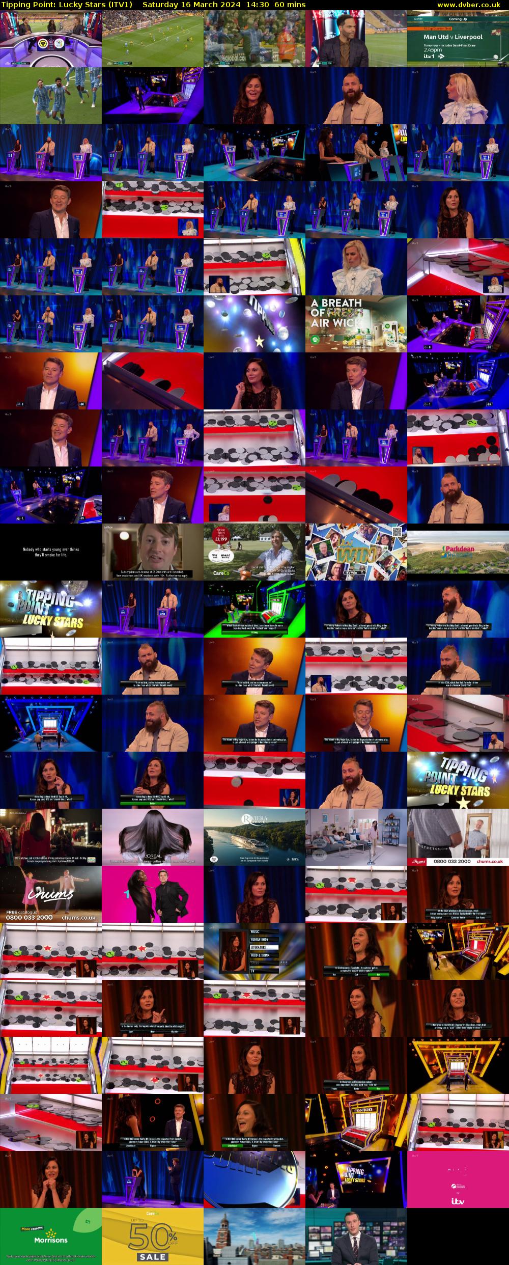 Tipping Point: Lucky Stars (ITV1) Saturday 16 March 2024 14:30 - 15:30