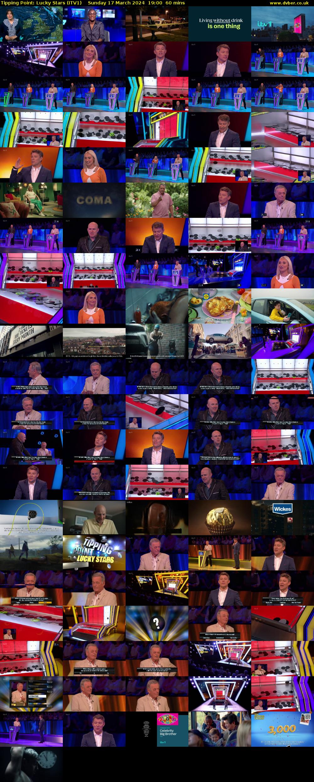 Tipping Point: Lucky Stars (ITV1) Sunday 17 March 2024 19:00 - 20:00