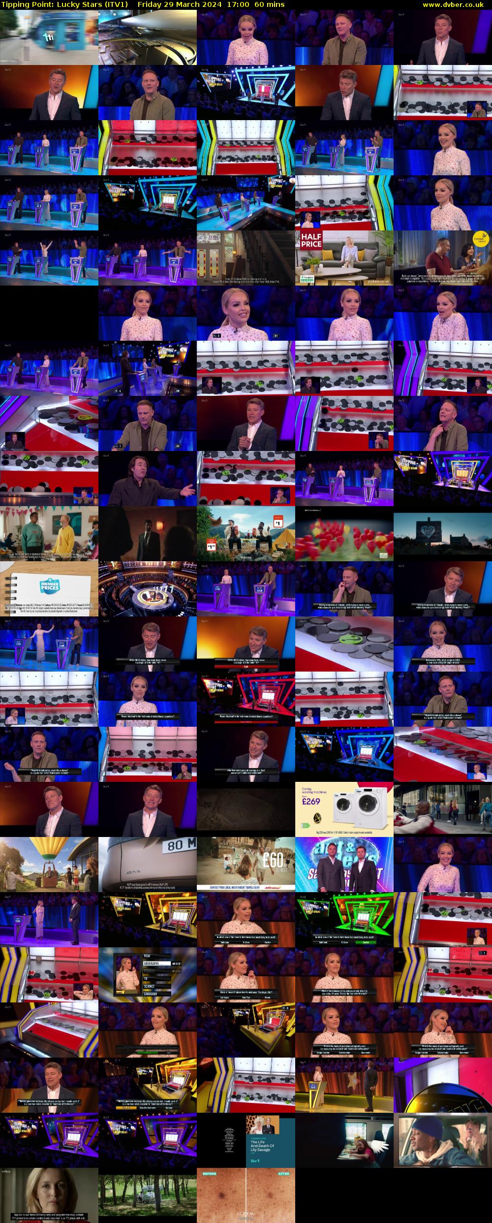 Tipping Point: Lucky Stars (ITV1) Friday 29 March 2024 17:00 - 18:00