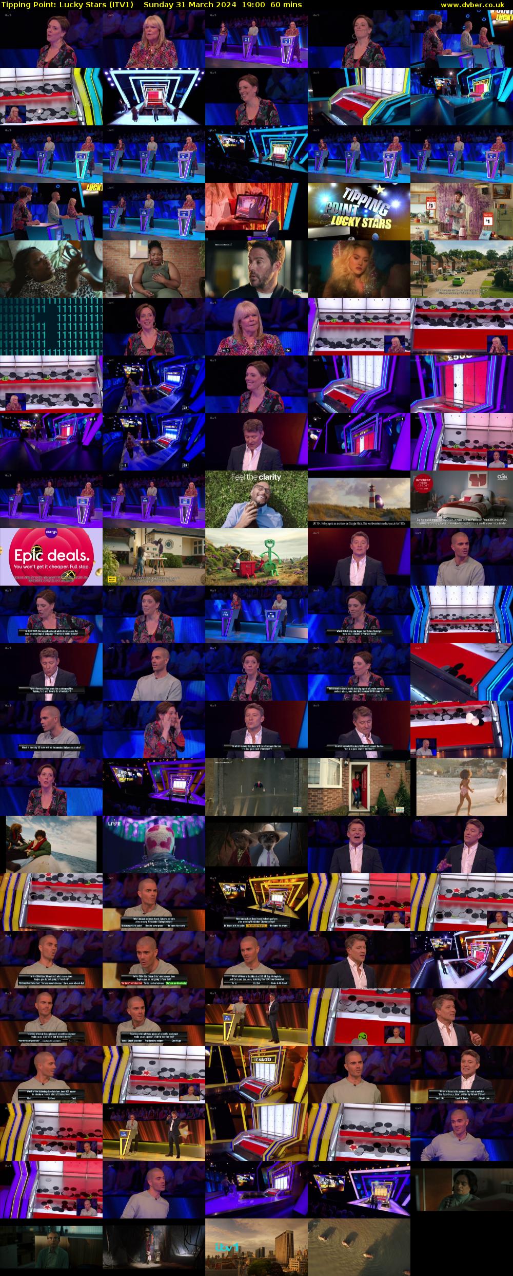 Tipping Point: Lucky Stars (ITV1) Sunday 31 March 2024 19:00 - 20:00