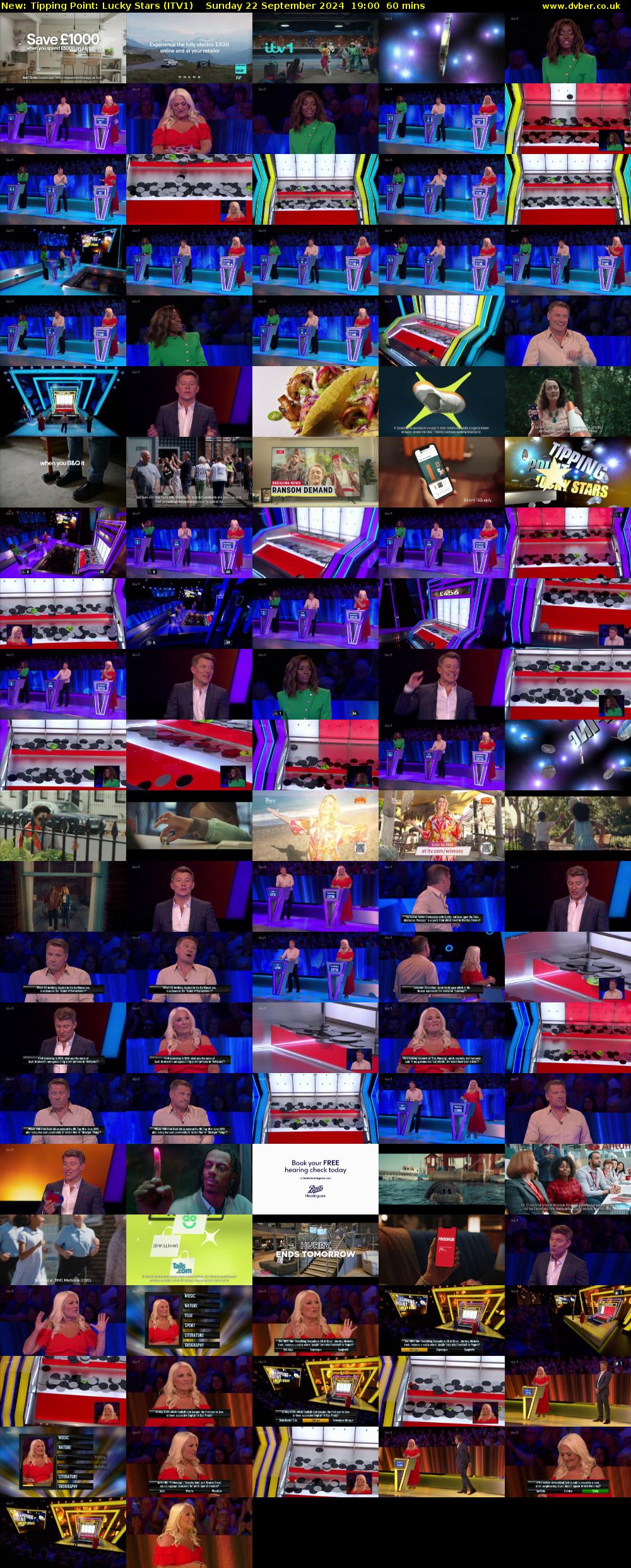 Tipping Point: Lucky Stars (ITV1) Sunday 22 September 2024 19:00 - 20:00