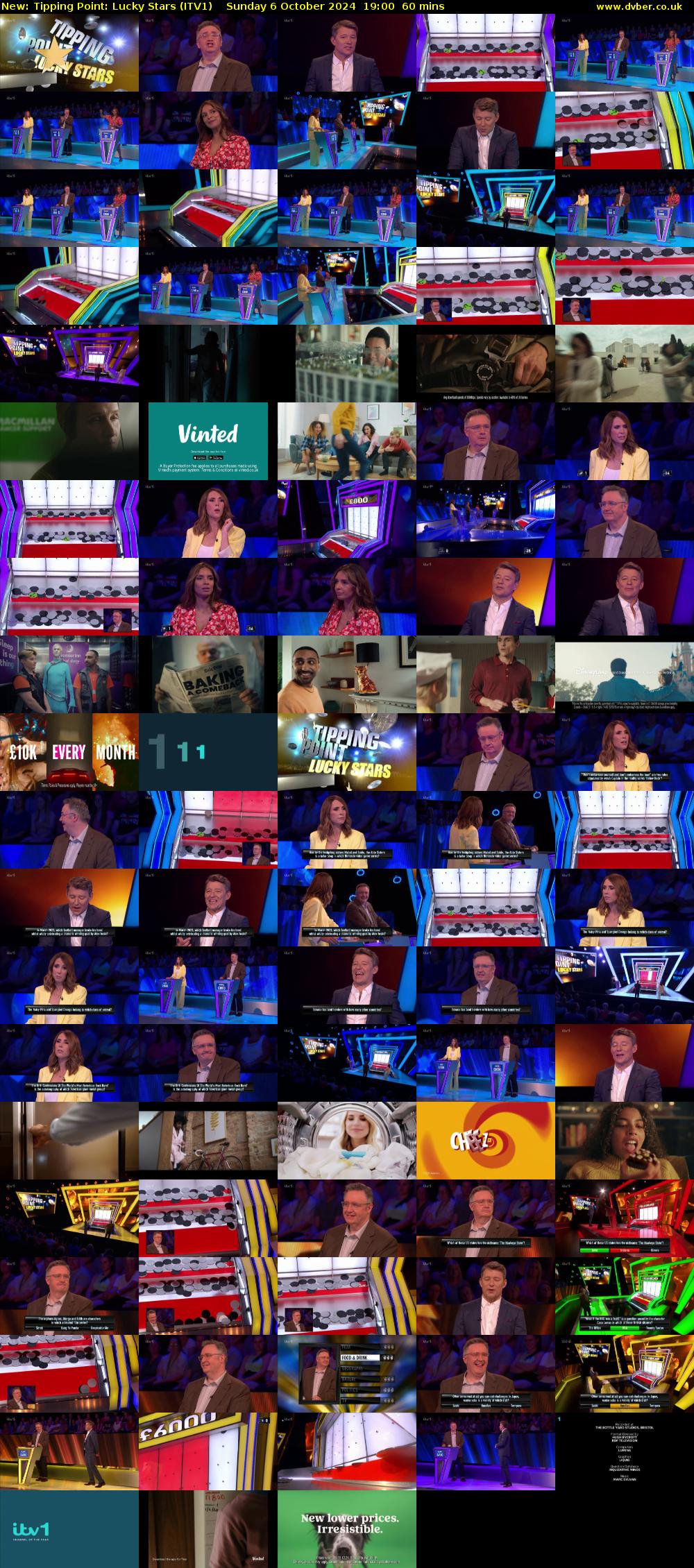 Tipping Point: Lucky Stars (ITV1) Sunday 6 October 2024 19:00 - 20:00