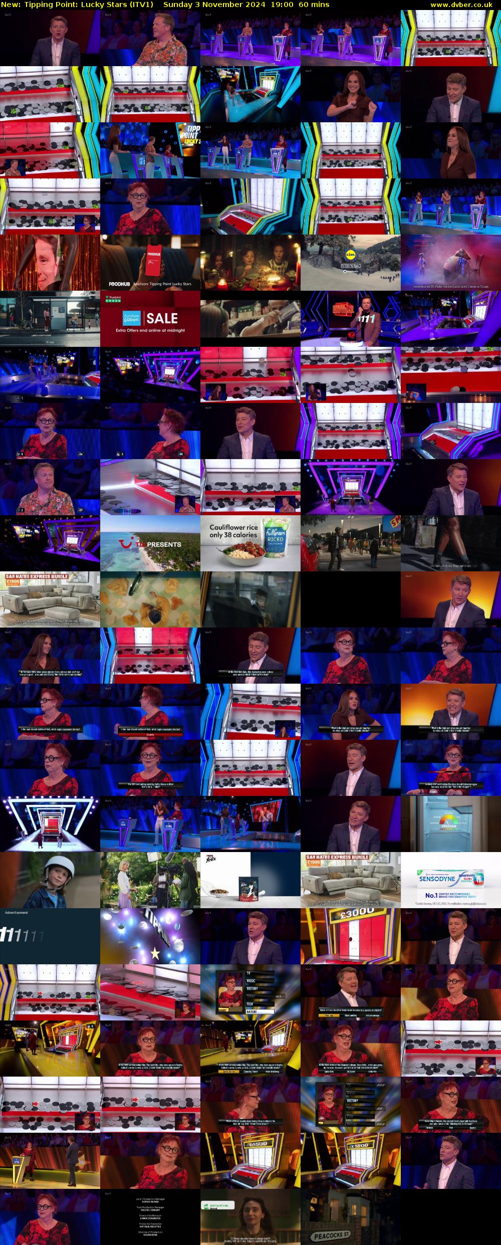 Tipping Point: Lucky Stars (ITV1) Sunday 3 November 2024 19:00 - 20:00