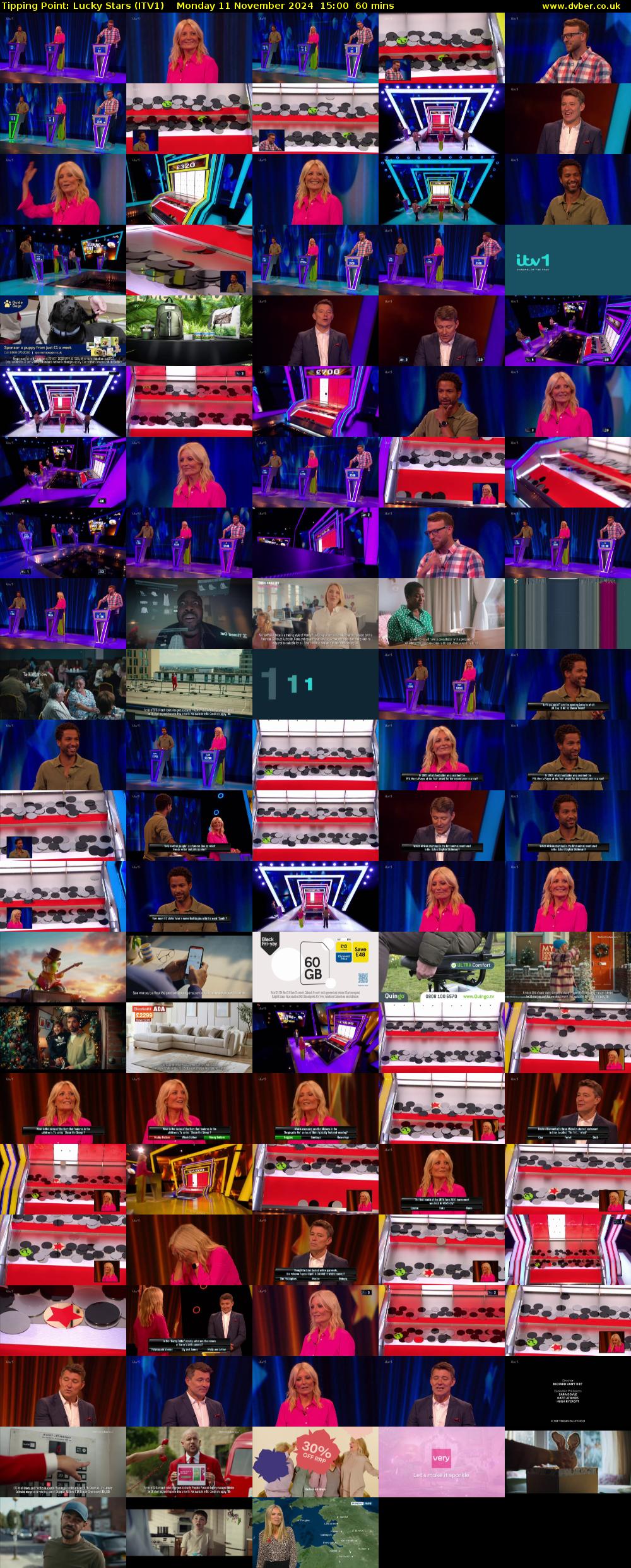 Tipping Point: Lucky Stars (ITV1) Monday 11 November 2024 15:00 - 16:00