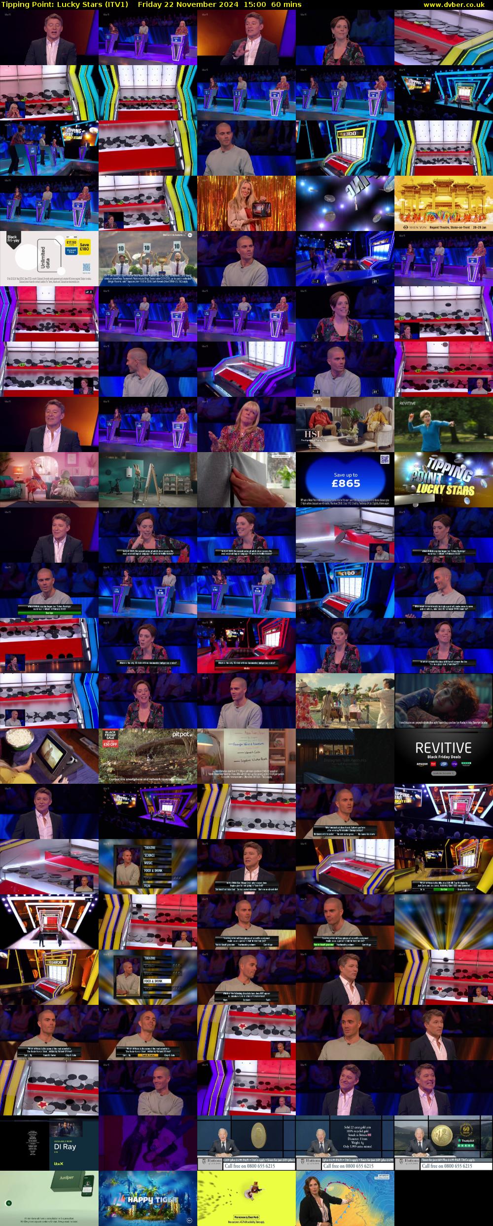 Tipping Point: Lucky Stars (ITV1) Friday 22 November 2024 15:00 - 16:00