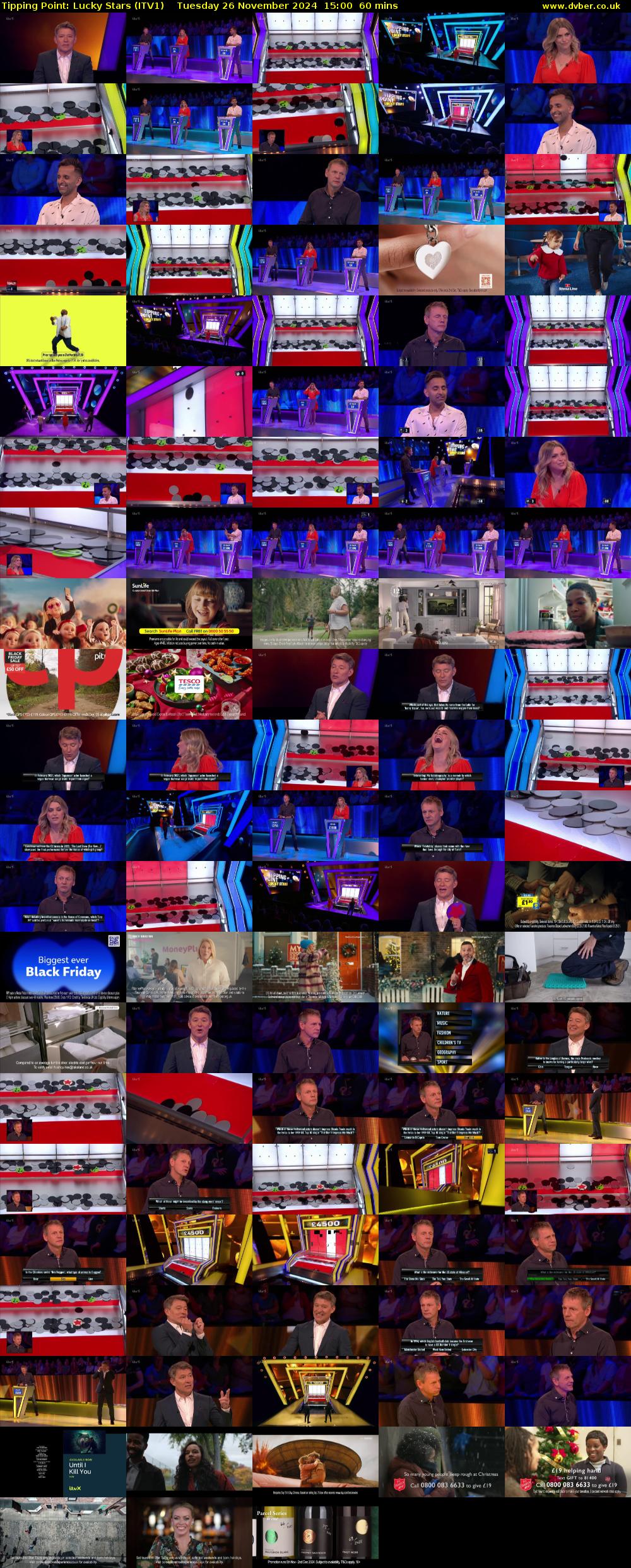 Tipping Point: Lucky Stars (ITV1) Tuesday 26 November 2024 15:00 - 16:00