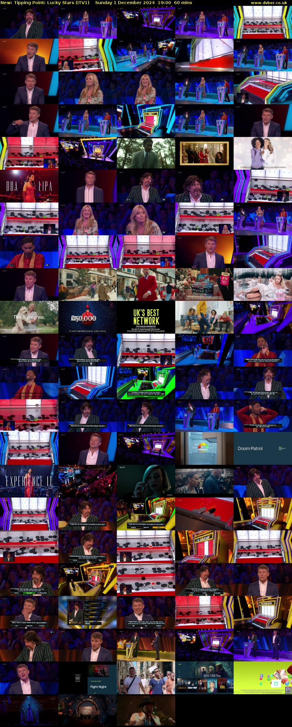 Tipping Point: Lucky Stars (ITV1) Sunday 1 December 2024 19:00 - 20:00