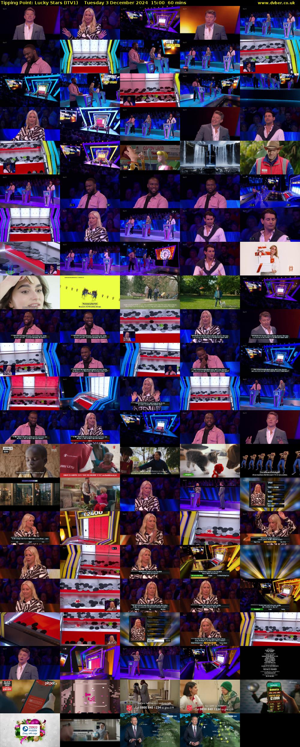 Tipping Point: Lucky Stars (ITV1) Tuesday 3 December 2024 15:00 - 16:00