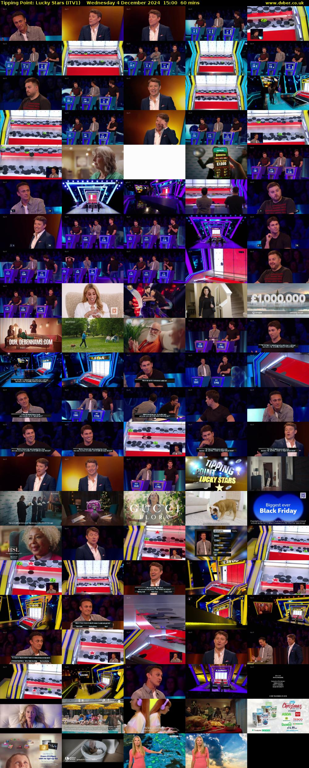 Tipping Point: Lucky Stars (ITV1) Wednesday 4 December 2024 15:00 - 16:00