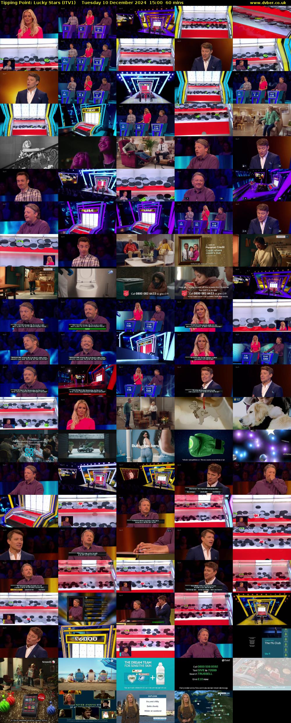 Tipping Point: Lucky Stars (ITV1) Tuesday 10 December 2024 15:00 - 16:00