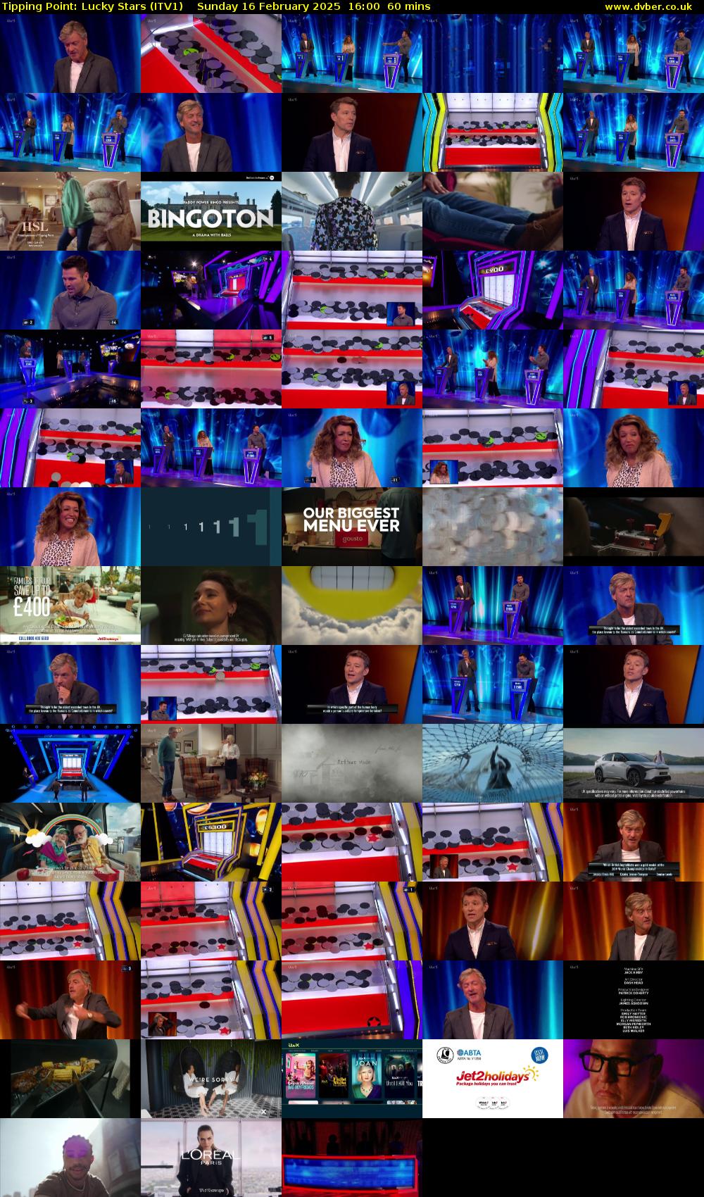 Tipping Point: Lucky Stars (ITV1) Sunday 16 February 2025 16:00 - 17:00