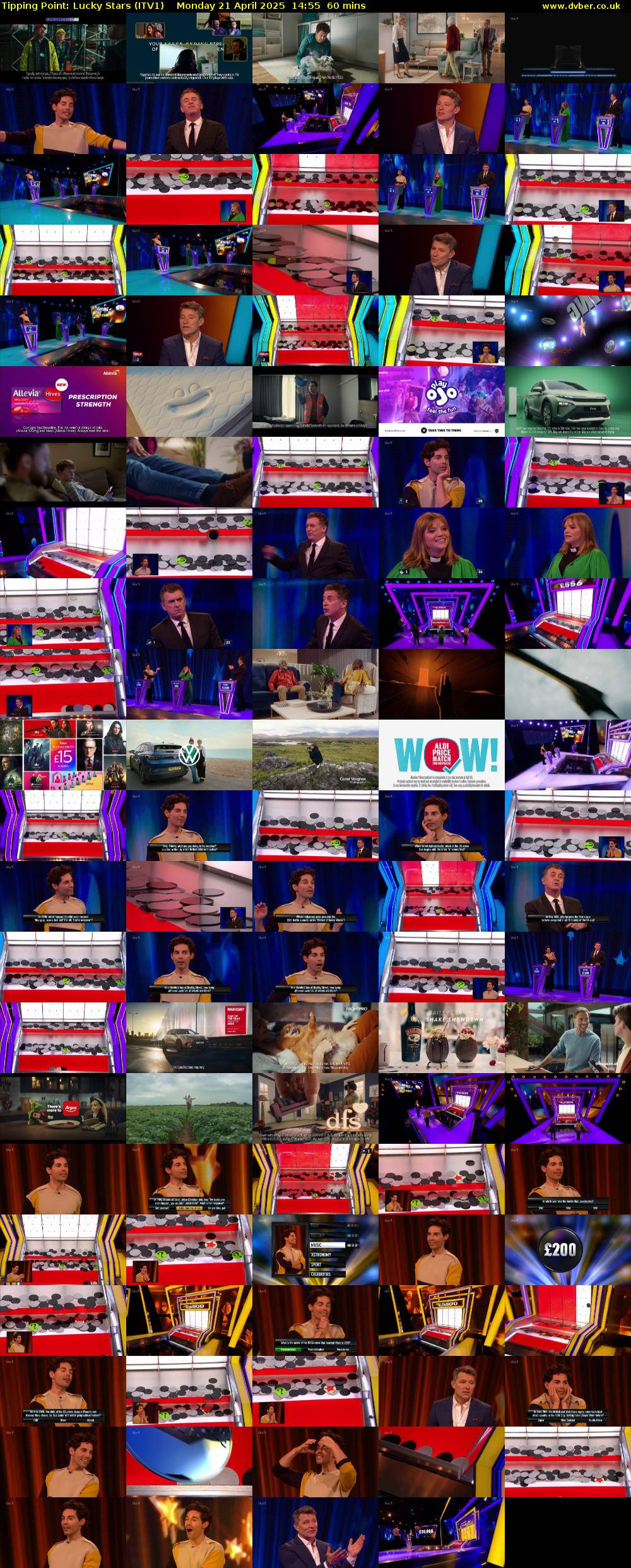 Tipping Point: Lucky Stars (ITV1) Monday 21 April 2025 14:55 - 15:55