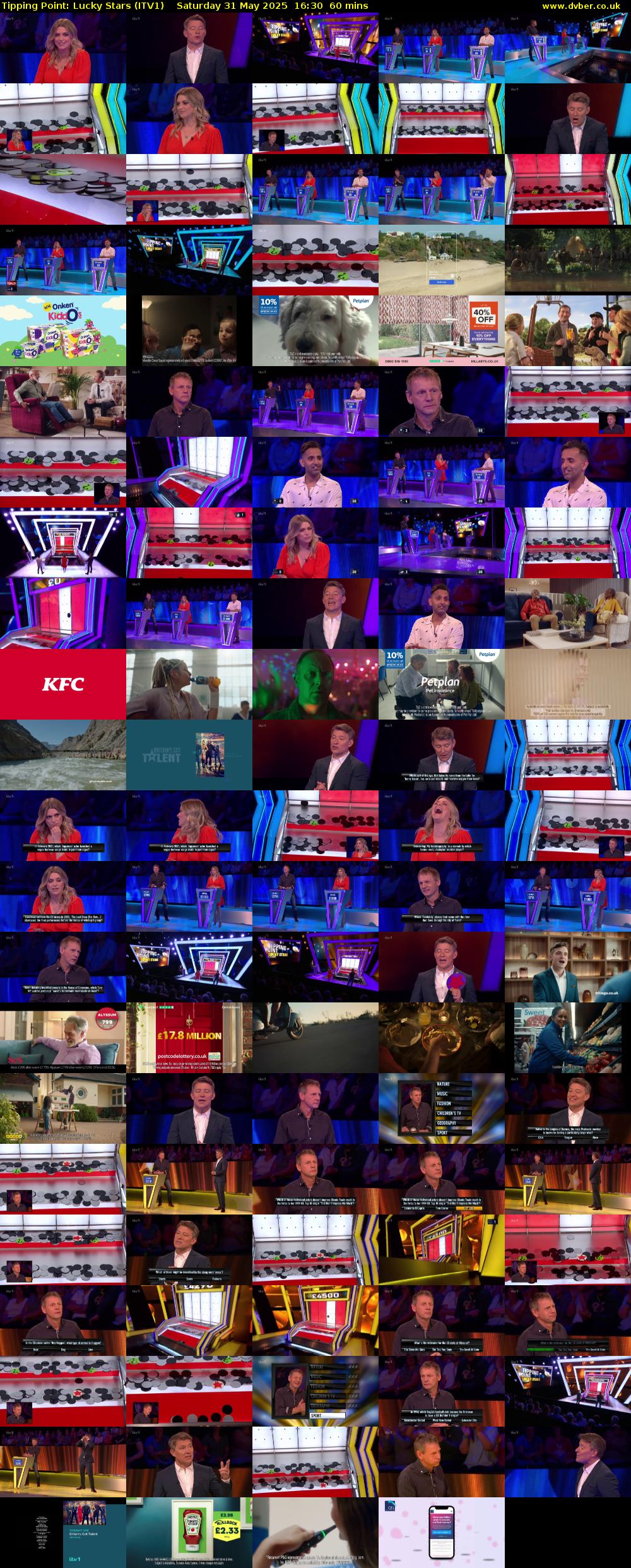 Tipping Point: Lucky Stars (ITV1) Saturday 31 May 2025 16:30 - 17:30