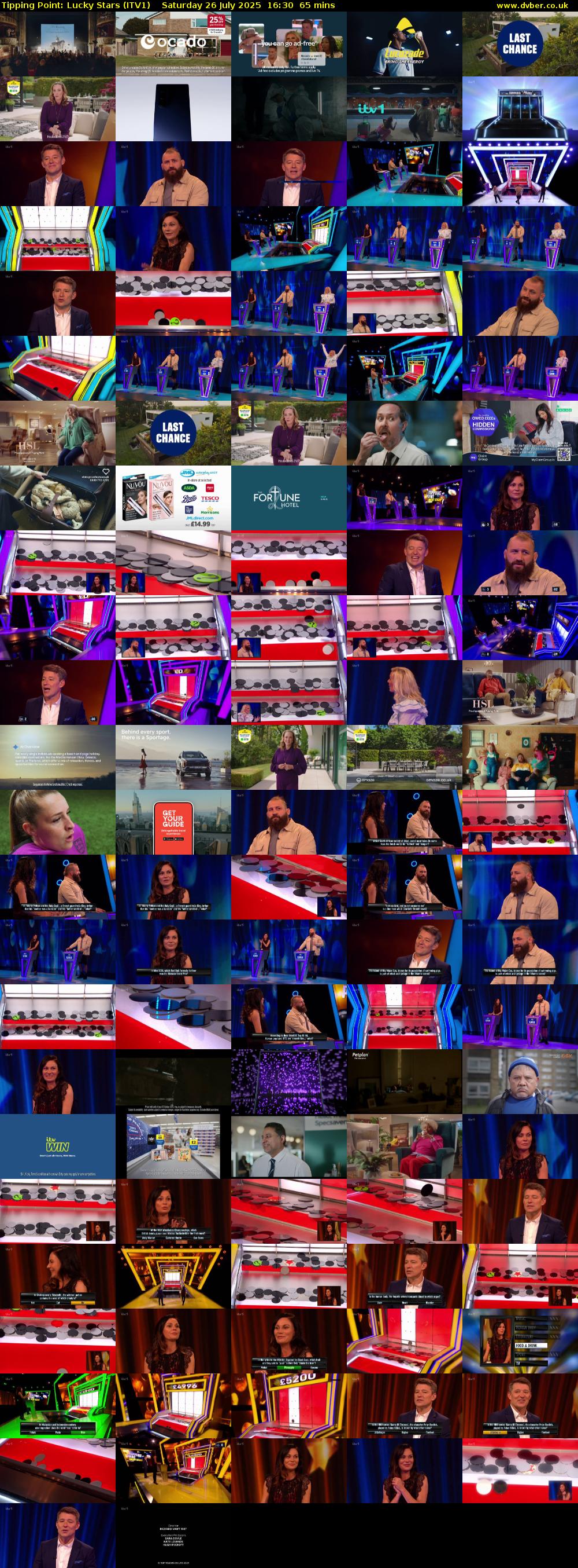 Tipping Point: Lucky Stars (ITV1) Saturday 26 July 2025 16:30 - 17:35