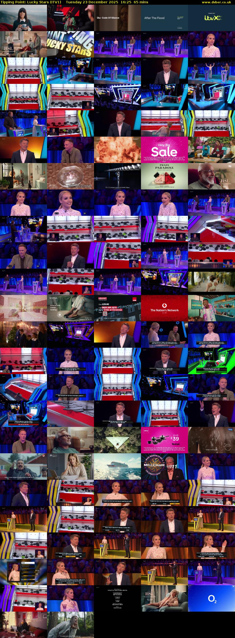 Tipping Point: Lucky Stars (ITV1) Tuesday 23 December 2025 16:25 - 17:30