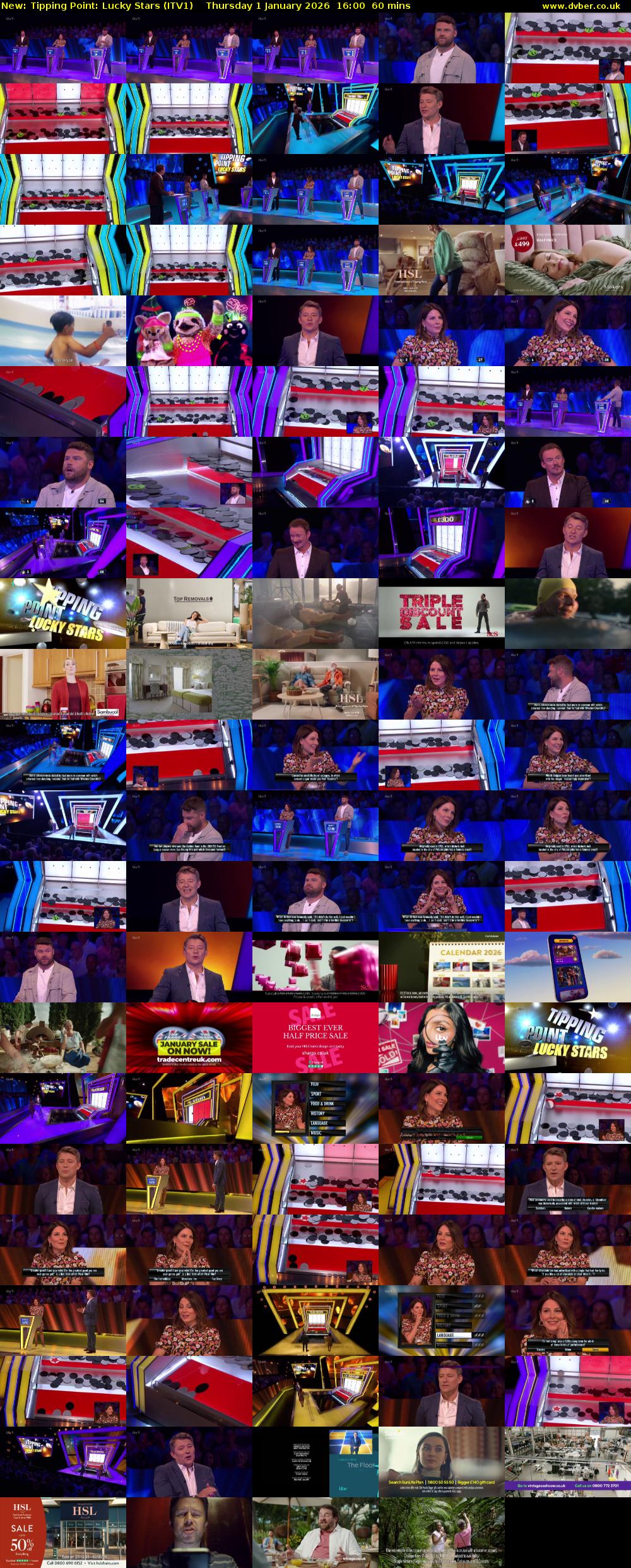 Tipping Point: Lucky Stars (ITV1) Thursday 1 January 2026 16:00 - 17:00