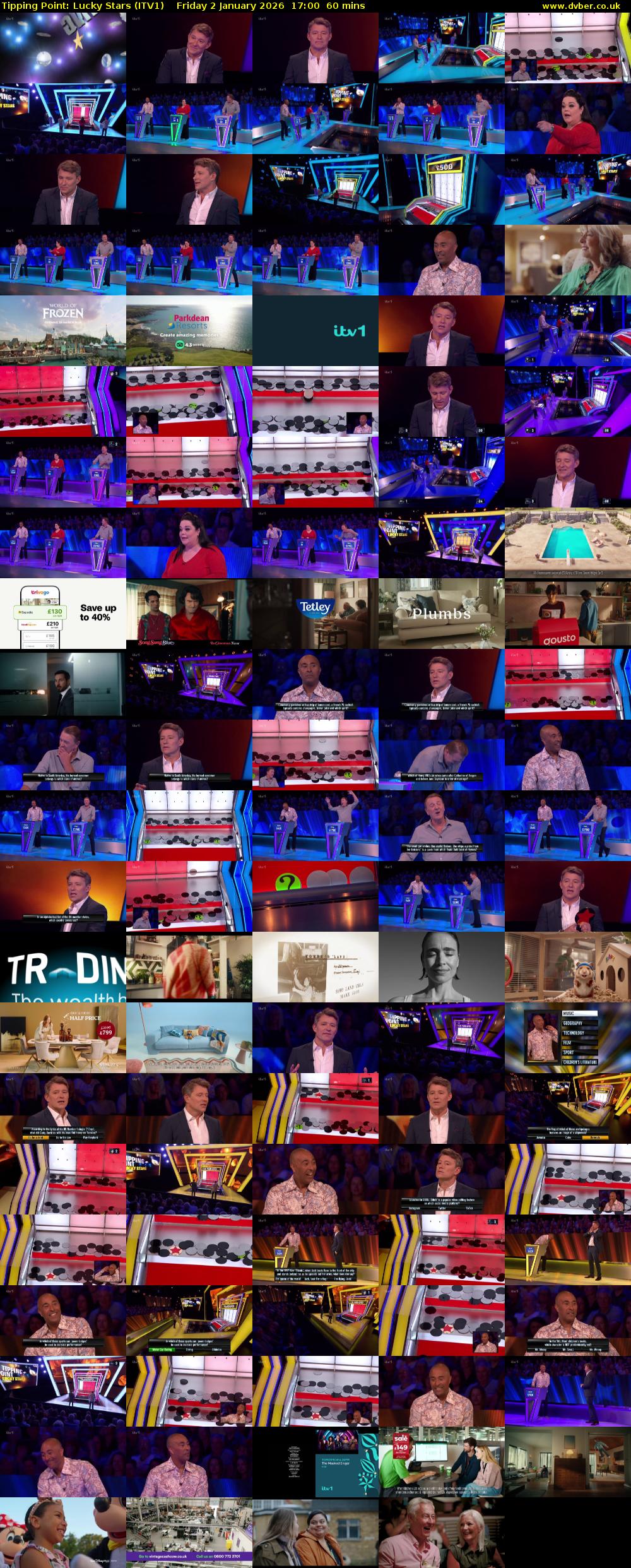 Tipping Point: Lucky Stars (ITV1) Friday 2 January 2026 17:00 - 18:00